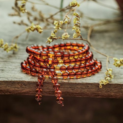 Chuỗi Hổ phách Nga 108 hạt