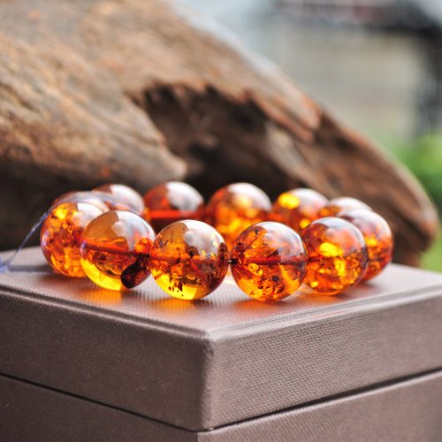 Hổ Phách Cognac Nga Hạt Tròn VIP 17 Ly