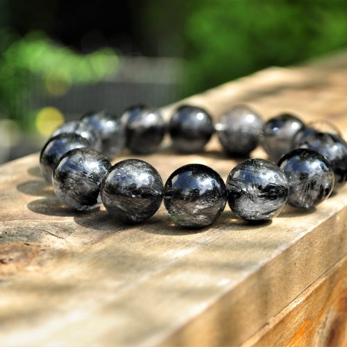Vòng Thạch Anh Tóc Đen 15 ly