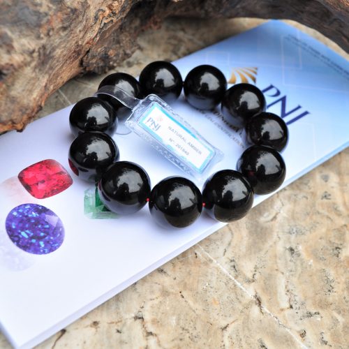 Hổ phách Huyết đỏ ánh đen Balan 21 ly