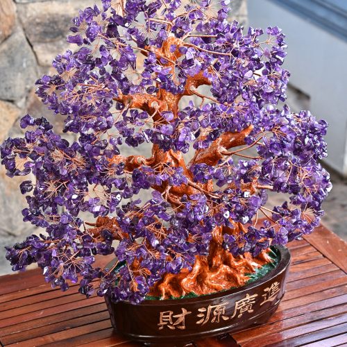 Cây Đá Phong Thủy Tài Lộc Thạch Anh Tím Cỡ Siêu Lớn tại Phong thủy An Phú